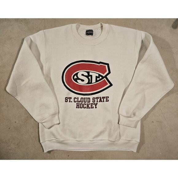 Vintage St Cloud State University Jansport Crewneck Sweatshirt Womens Sz XL USA - Picture 1 of 8